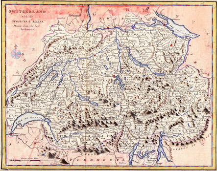 WILKINSON, Robert: - Switzerland with its Subjects & Allies. Drawn from the best Authorities.