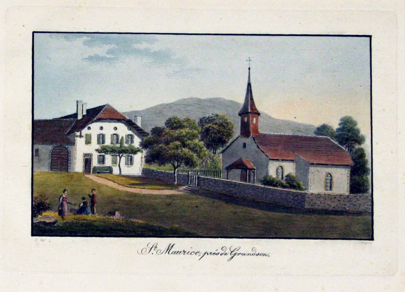 WEIBEL, Samuel: - St. Maurice prs de Grandson.