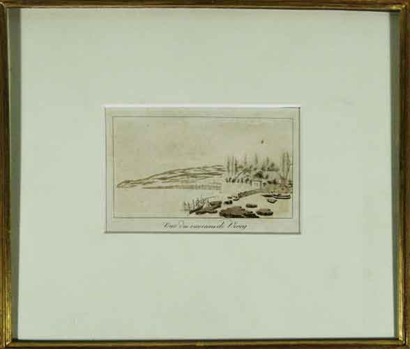 WEIBEL Jacob-Samuel (1771-1846): - Vue des environs de Vevey.