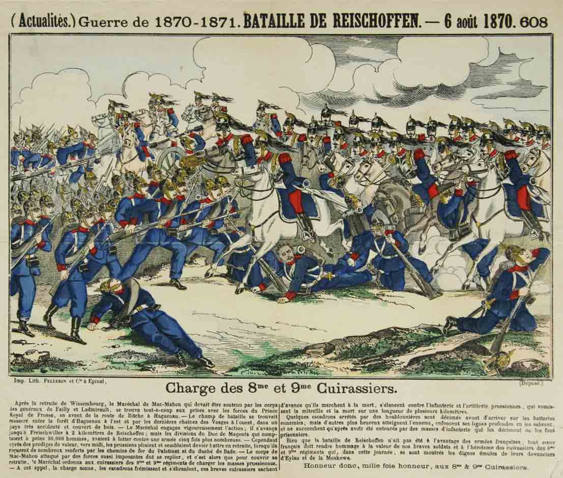  - (Actualits) Guerre de 1870-1871. - Bataille de Reischoffen - 6 aot 1870.