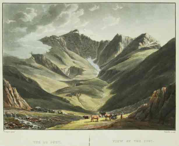 COIGNET pinxt SALATH sculpt.: - Vue du Buet / View of the Buet.