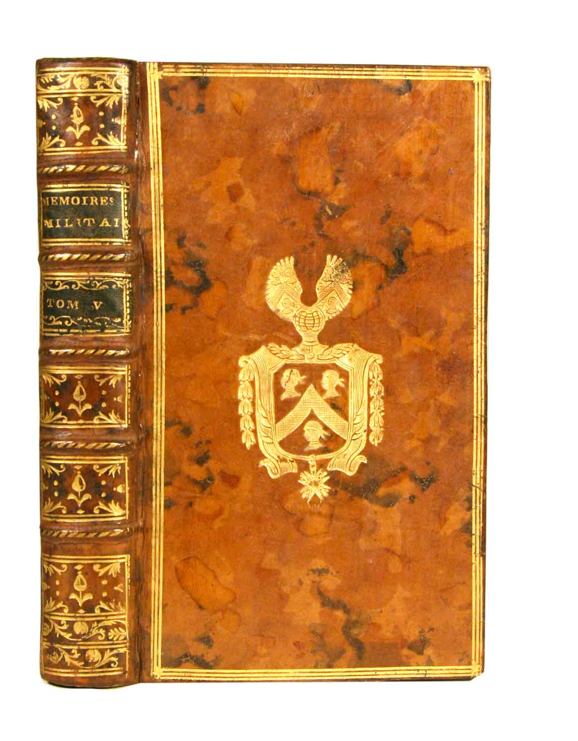 MILLOT, (Claude-Franois-Xavier) (abb) (1726-1785): - Mmoires politiques et militaires, pour servir  l'histoire de Louis XIV & de Louis XV.Composs sur les pices originales recueillies par Adrien-Maurice. duc de Noailles, marchal de France & ministre d'Etat. Tome cinquime (5 seul).