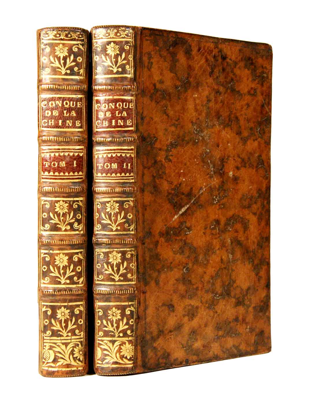 VOJEU DE BRUNEM (M.): - Histoire de la conqute de la Chine par les Tartares Mancheoux  laquelle on joint un accord chronologique des Annales de la Monarche Chinoise. En 2 volumes