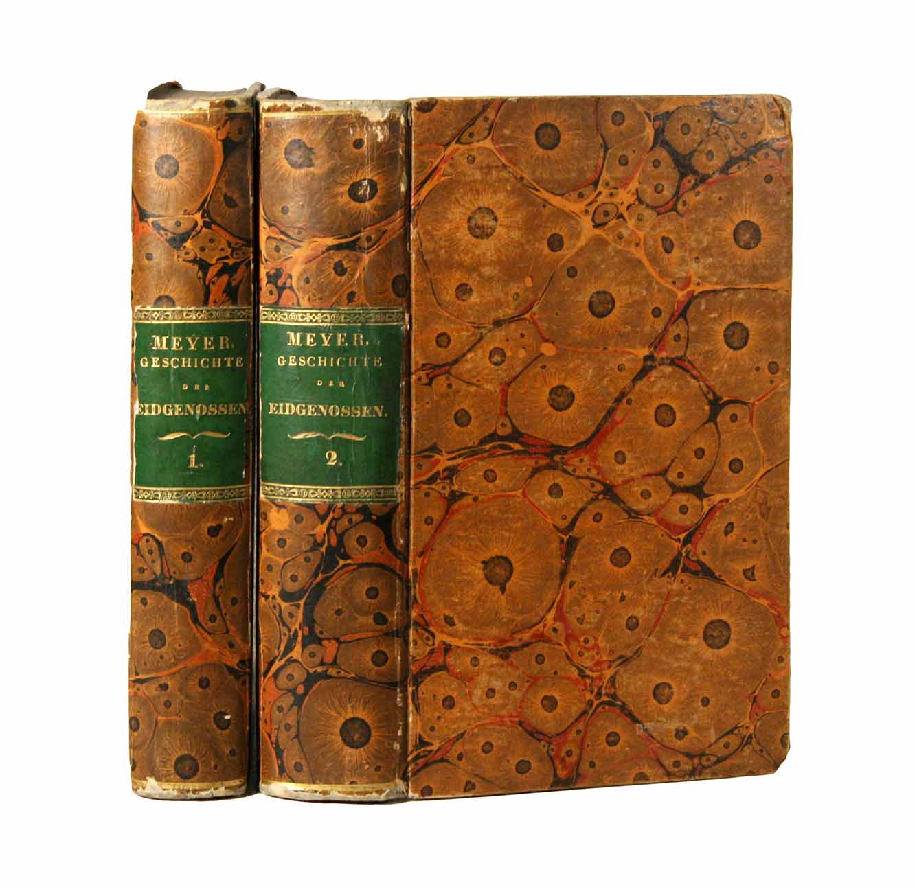 MEYER von KNONAU, Ludwig (1769-1841): - Handbuch der Geschichte der Schweizerischen Eidgenossenschaft. Zweite unvernderte Ausgabe. 2 Bde.