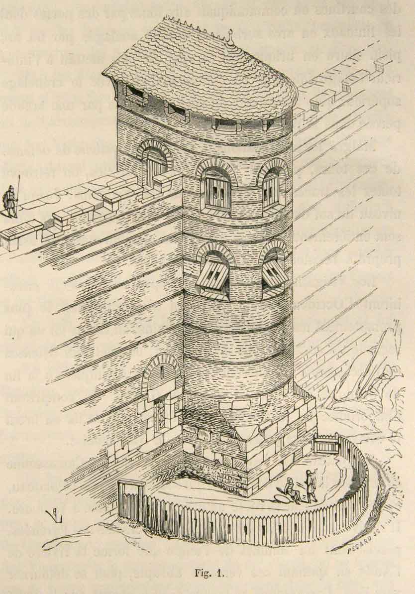 Viollet Le Duc, Eugne: - La Cite De Carcassonne.