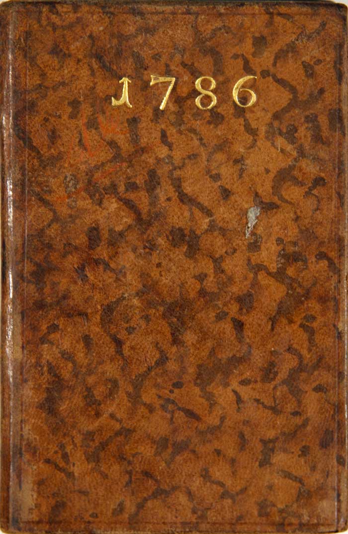  - Almanach ou calendrier nouveau pour l'anne commune MDCCLXXXVI. (1786).
