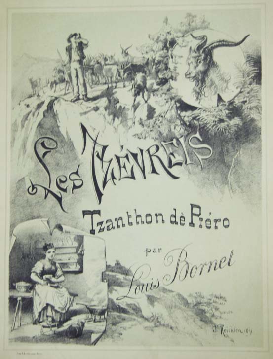 BORNET, Louis: - Le Tsvr (sur couverture: Les Tzvreis).  Tsanthon d Piro par Louis Bornet.