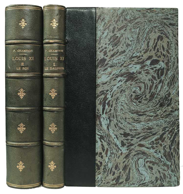 CHAMPION, Pierre: - Louis XI. 2 volumes ensemble. Tome 1: Le dauphin / Tome 2: Le roi.