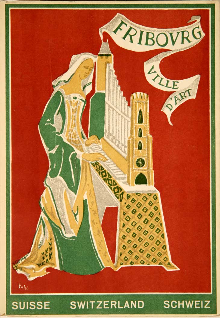 ZURICH, Pierre de / BOVY, A.: - Guide historique et artistique de Fribourg. Nouvelle dition revue par Adrien Bovy, conservateur du Muse d'Art et d'Histoire.