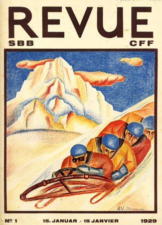  - SBB Revue CFF, Swiss Federal Railways. N 1 Sport d'Hiver