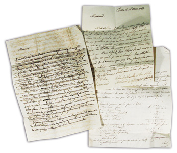  - Fribourg - Echallens. - 3 documents du baillage d'Echallens ou 'Tscherlitz' en allemand, un baillage commun de Berne et Fribourg, XVIIIe s.