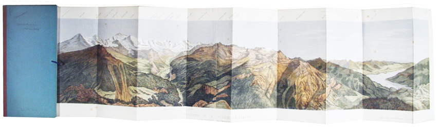 DILL, Johann Rudolf (1808-1875): - Panorama de la Scheinigen-Platte. Prs d'Interlaken dans l'Oberland bernois.