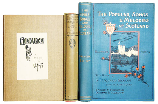 FARQUHAR-GRAHAM, G. / MUIR WOOd, J.: - The popular songs and melodies of Scotland. Balmoral Edition. Rvised & Enlarges.