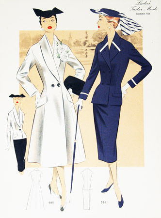 MODE. - - Ladies Tailor Made Periodical publ. quarterly Summer 1956 Modles originaux N 31.