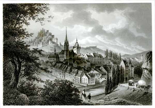 ROHBOCK, L.: - Baden und die Ruine Stein.