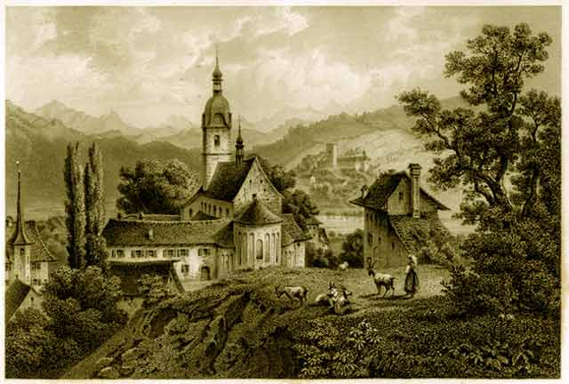 ROHBOCK, L.: - Kloster Schnenwerth bei Aarau.
