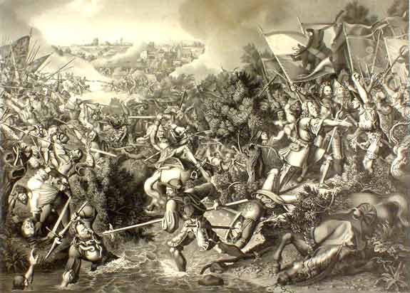 DISTELI & Hess del - Hrlimann J. sc.: - Schlacht bei St. Jacob (den 26. August 1444).