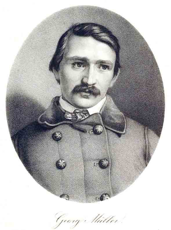 MLLER, Georg. - - Portrait.  v. Georg Mller.