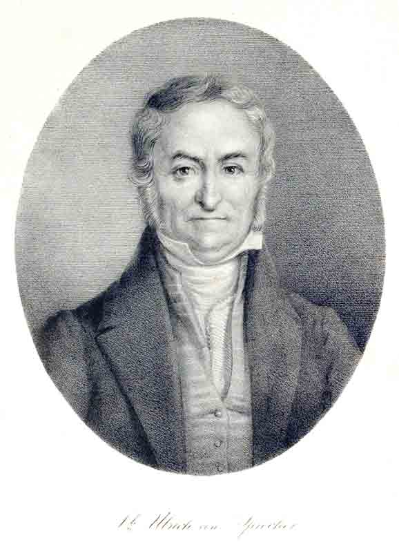 BERNEGG, Sprecher de. - - Sprecher de Bernegg. PORTRAIT. Lithographie aus / de:  Alfr. Hartmann: Gallerie berhmter Schweizer der Neuzeit. / Galrie Nationale. Les Suisses clbres  (1867-1888). Leicht stockfleckig. Avec 2 ff. de text en franais. Traduit par Alexandre Daguet. Blatt 23x32.5 cm. 