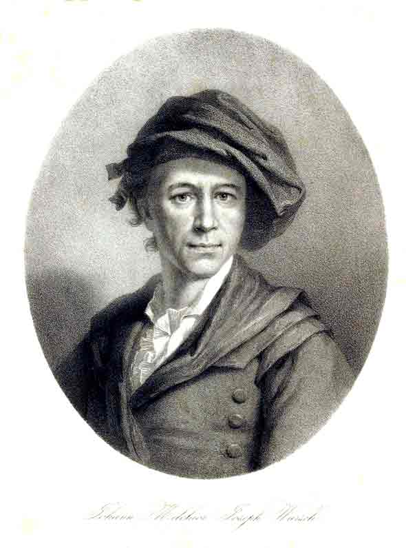 WRSCH, Johann Melchior Joseph. - - Portrait de Johann Melchior Joseph Wrsch.